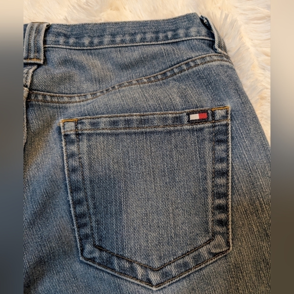 Tommy Hilfiger Cropped Midrise Jeans Misses SZ 8 - Picture 9 of 11